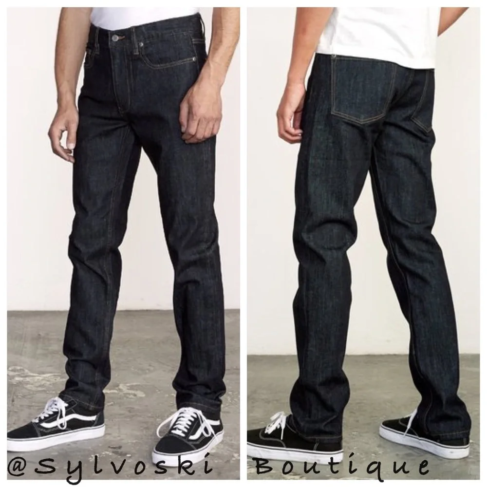 🔥RVCA HEXED SLIM FIT JEANS NWT - Picture 1 of 4